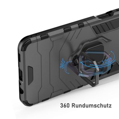 Wisam® Schutzhülle für Samsung Galaxy A33 5G 6,4" Panzer Armor Case Ring Ständer