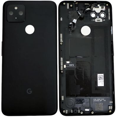 Original Google Pixel 4a 5G G025I Akkudeckel Schwarz (Ohne Touch ID Sensor) Gut