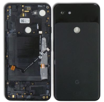 Original Google Pixel 3A XL G020B Akkudeckel Backcover Schwarz Gut