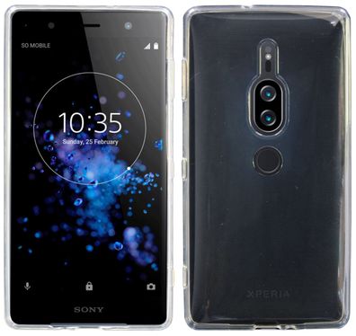 Sony Xperia XZ2 Premium Silikon Handyhülle Transparent Schutzhülle Case Cover Hülle
