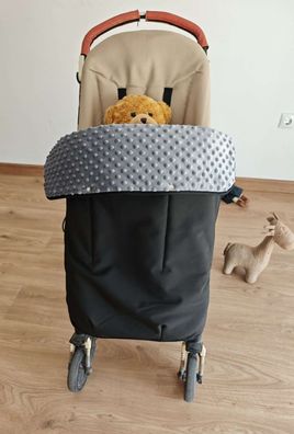 Wasserdicht !Fußdecke für Buggy, universelle Fußdecke für Kiwa, schwarz