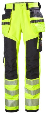 Helly Hansen Shorts / Hose 77472 Icu Construction Pant Class2 369 Yellow/Ebony