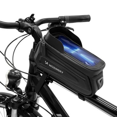 Wozinsky Fahrradtasche Rahmentasche Wasserdicht Mountainbike Fahrradhandytasche