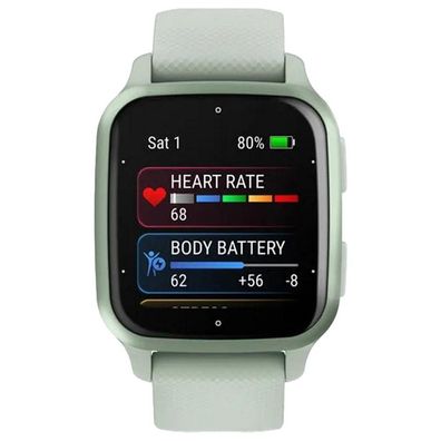 Garmin - 010-02701-12 - Venu® Sq 2 - Mint/Mint Metallic