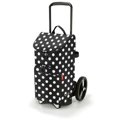 reisenthel Set aus citycruiser rack + bag 2in1 Set DEDF, dots white, Unisex