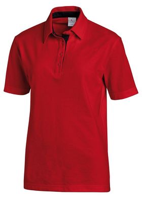 Leiber Polo-Shirt 08/2637/0210 Rot/Schwarz