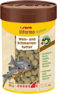 Sera Viformo Nature 100ml Bodentabletten Futter für Bodenfische Corydoras