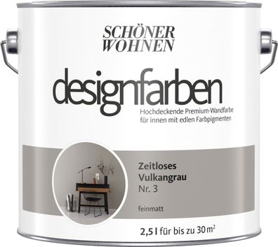 2,5L Schöner Wohnen Designfarbe Zeitloses Vulkangrau 3