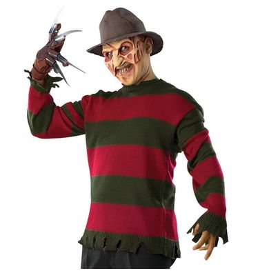 Rubies 881567 - Freddy Krüger Deluxe Pullover - Nightmare on Elm Street