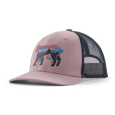 Patagonia Kids Snapback Trucker Cap fitz roy lynx: stormy mauve