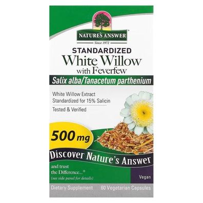 White Willow with Feverfew - 60 vcaps