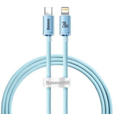 Baseus Crystal Shine Series USB Type C - Lightning Kabel Schnellladung Power Deliv