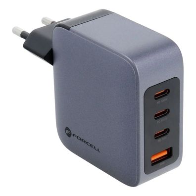 Forcell F-Energy Ladegerät mit 3x USB C und USB A Buchsen - 100W mit PD und Quick