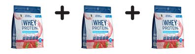 3 x Applied Nutrition Critical Whey (450g) Strawberry Milkshake