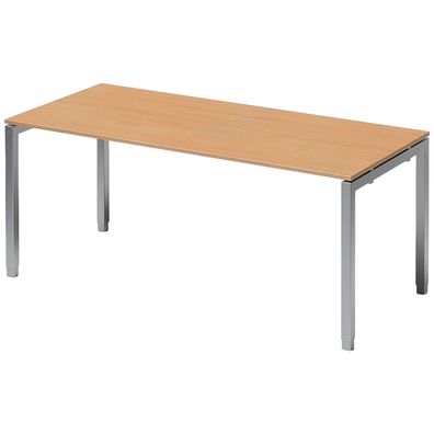 Bisley Cito höhenverstellbarer Schreibtisch 180x80 cm, Tischplatte in Buche, Gestell