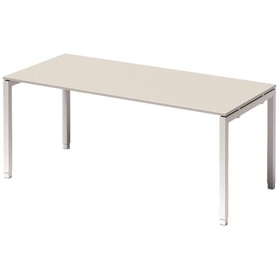 Bisley Cito höhenverstellbarer Schreibtisch 180x80 cm, Tischplatte in grau, Gestell i