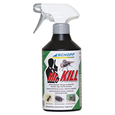 Schopf Mr. Kill Insektenspray - Gebrauchsfertiges Pumpspray, 500 ml