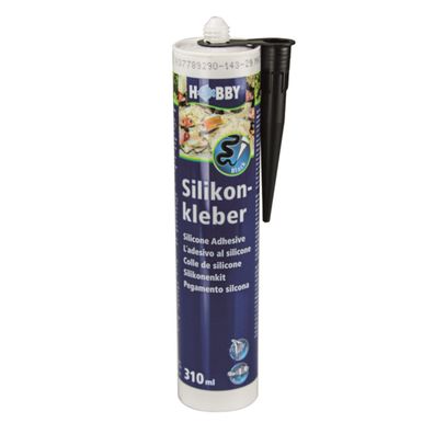 Hobby Silikonkleber, schwarz - 310 ml