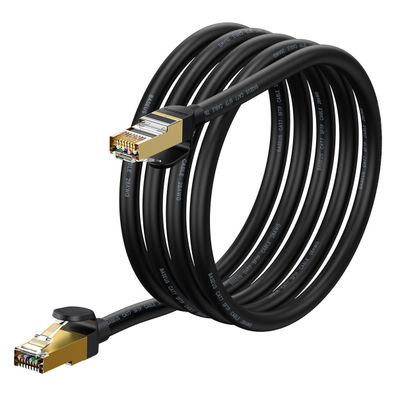 Speed Seven Netzwerkkabel RJ45 10Gbps 2m schwarz