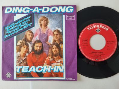 Teach-In - Ding-A-Dong 7'' Vinyl Germany Eurovision 1975