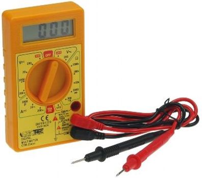 Digital-Multimeter "CTM-23 eco" Voltmeter Amperemeter Messgerät inkl. Prüfkabel