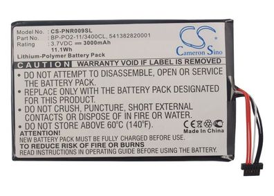 Ersatzakku - CS-PNR009SL - Pandigital Novel 9 / 541382820001 - 3,7 Volt 3000mAh