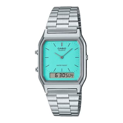 Casio - AQ-230A-2A2MQYES - Armbanduhr - Damen - Quarz - Collection RETRO