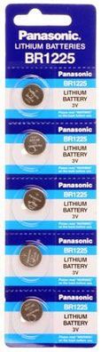 Panasonic - BR1225 - 3 Volt 48mAh Lithium - 5er Blister