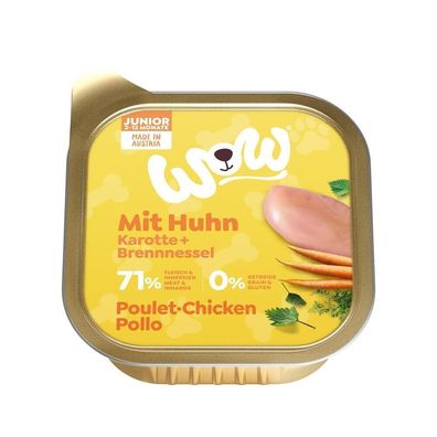 WOW Dog Junior Huhn 11 x 150g (18,12€/kg)