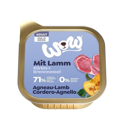 WOW Dog Lamm 11 x 150g (18,12€/kg)