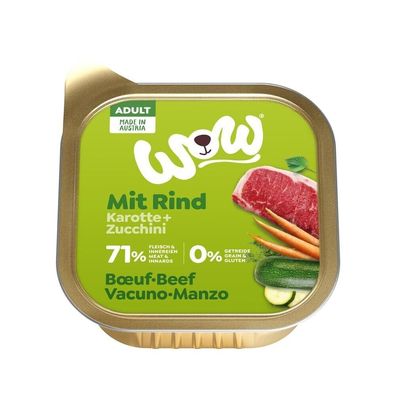 WOW Dog Rind 11 x 150g (18,12€/kg)