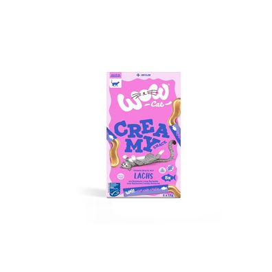 WOW Cat Creamy Snack Lachs 55 x 15g (48,36€/kg)