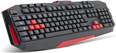 Spirit of Gamer PRO K3 – Italienische Tastatur für Spiele und Büro, QWERTY