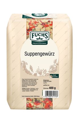 Fuchs Prof Suppengewürz Gewürzmischungen 0.4kg 4027900615703