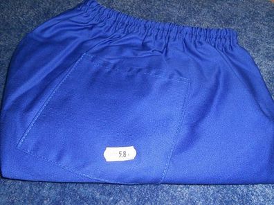 Turnhose / Sporthose Größe 58- Baumwolle Farbe blau