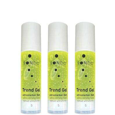Rondo/Trend Gel "Ultra Strong Hold" 3x100ml/Haarstyling/Haarpflege