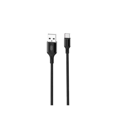 Ladekabel/Datenkabel in Schwarz USB Typ C zu USB Typ A 2m 2,4A