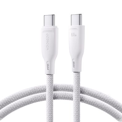 Daten-Kabel Joyroom SA34-CC3 USB-C – USB-C PD-Kabel 60 W 480 Mbit/s 1 m – Weiß