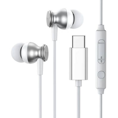 Joyroom JR-EC04 kabelgebundene In-Ear Kopfhörer mit Fernbedienung, USB-C Anschluss