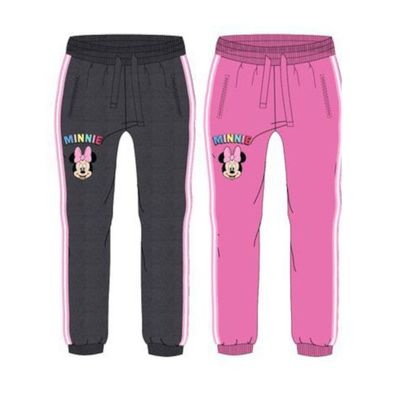 Kinder Freizeit-/Jogginghose mit Minnie Maus | Bequem & Stylisch | Pink & Grau