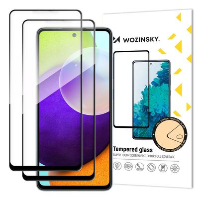 2 x 5D Schutz Glas kompatibel mit Samsung Galaxy A52s 5G (A528B) Panzer Folie mit