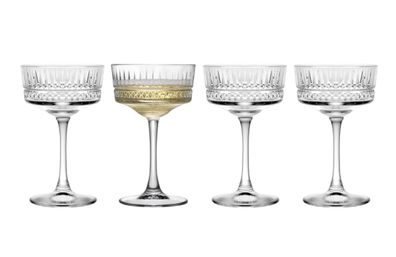 Pasabahce ELYSIA 440436 Champaign Glas Dessertglas 260 ml 4er Set Gläser-Set