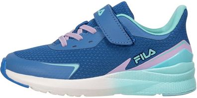 Fila Kinder Unisex Performance Laufschuhe Low Crusher V Kids Vallarta Blue-Fair Or