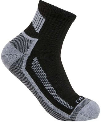 Carhartt Force Midweight Quarter Sock 3 Pack Black