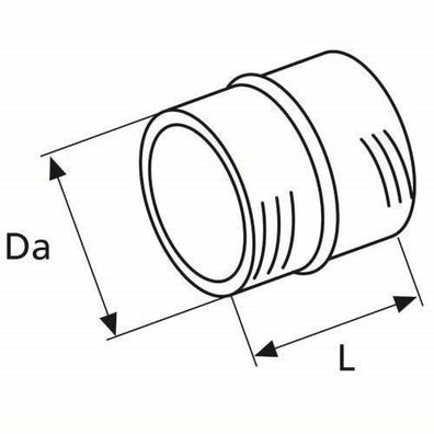 Webasto Schlauchverbinder gerade D60-60 1320469A