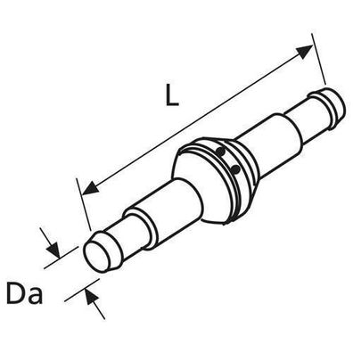 Webasto Rueckschlagventil ohne Leckbohrung D18 L= 1319429A