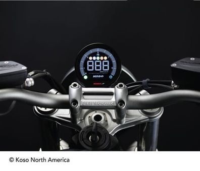 KOSO DL-04 Meter DL04 für BMW R nineT 2014-2016 Schwarz Plug & Play BA077101