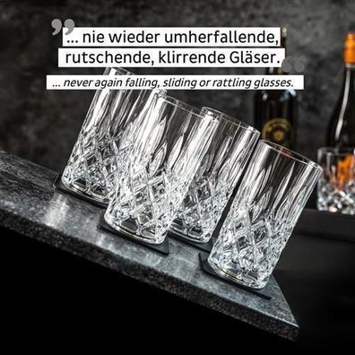 Silwy Magnet-Kristallgläser Longdrink 4er Set NM-LO-300-4