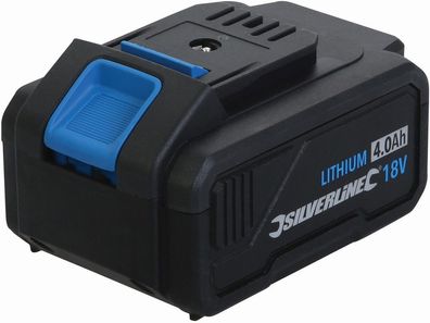 Silverline Akku Lithium-Ionen-Akku 18 V, 4.0 Ah 4 Ah