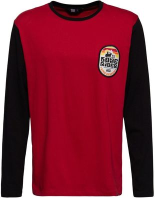 King Kerosin Interlock Longsleeve KKI12003 Rot